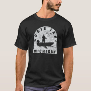 Bogie Sjö Fishing Michigan T Shirt