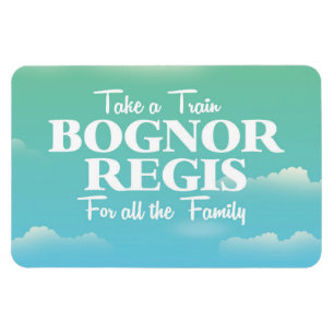 Bognor Regis vintage resor poster Magnet