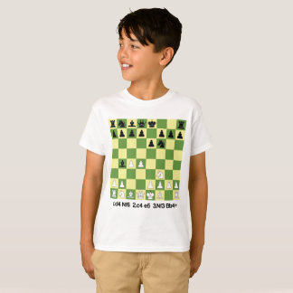 Bogo-Indian Defence Chess Öppings Shirt Chess Gif T Shirt