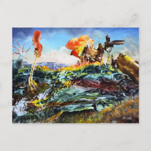 BOGOMILS FANTASY LANDSCAPE VYKORT
