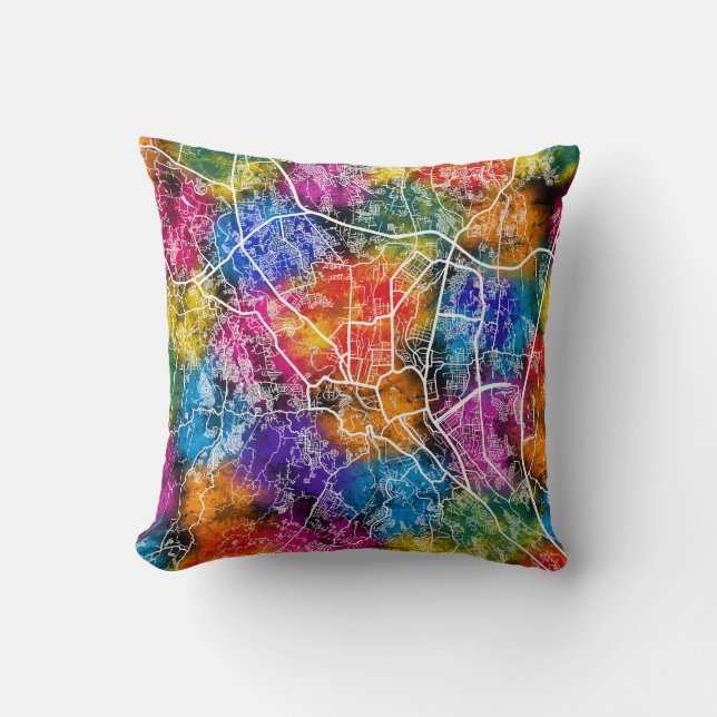 Bogor City Indonesia City Karta Kudde (Framsida)