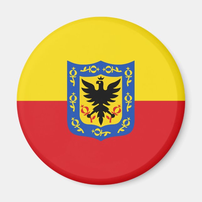 Bogota City flagga Colombia-symbol Magnet (Framsidan)