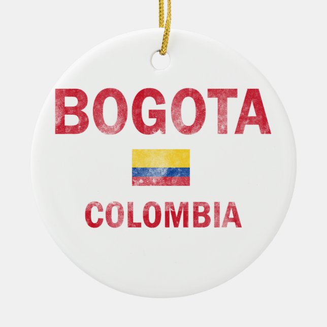 Bogota Colombia designer Julgransprydnad Keramik (Framsidan)