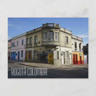 Bogotá Colombia Gamla Byggnad Vykort