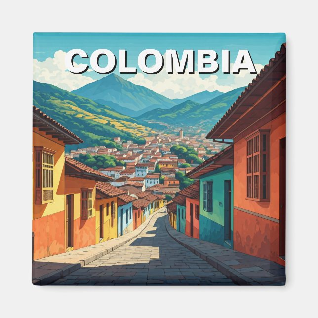 Bogota Colombia La Candelaria Magnet (Framsidan)