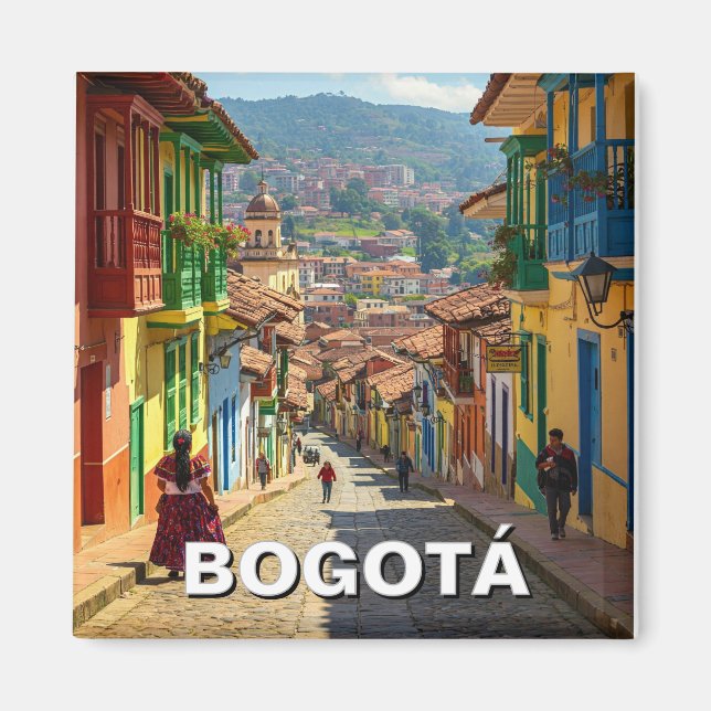 Bogota Colombia La Candelaria Magnet (Framsidan)