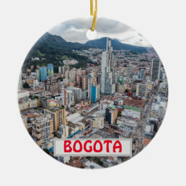 Bogota Colombia Panoramic jul Ornament