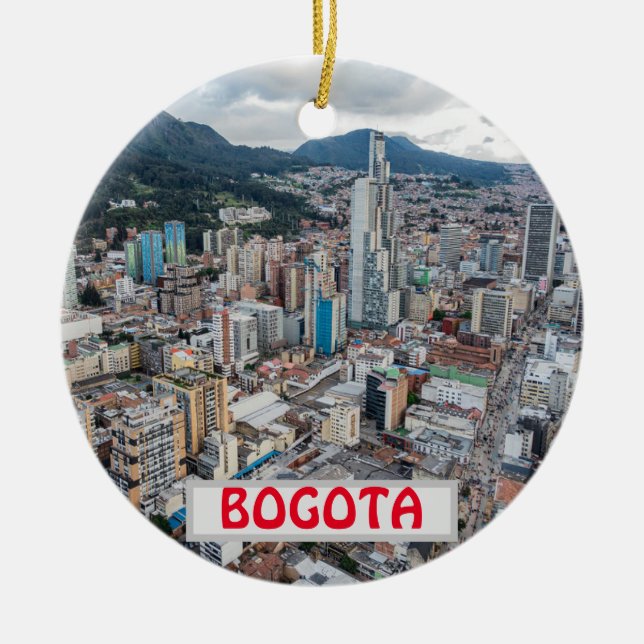 Bogota Colombia Panoramic jul Ornament (Framsidan)