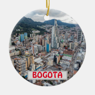 Bogota Colombia Panoramisk jul Ornament