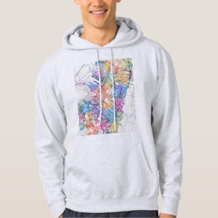 Bogotá Colombia Stadskarta Hoodie