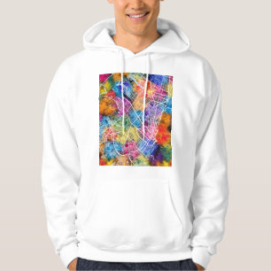 Bogotá Colombia Stadskarta Hoodie