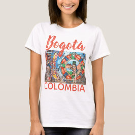 Bogotá Colombia, street graffitti mural T Shirt