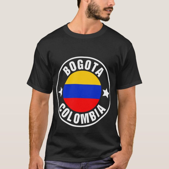 Bogota Colombia T Shirt (Framsida)