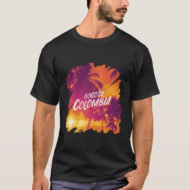 Bogotã Colombia T Shirt (Framsida)