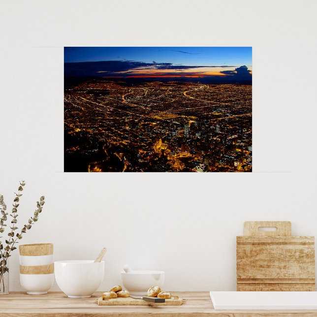 Bogotá Colombia Travel Poster (Kök)