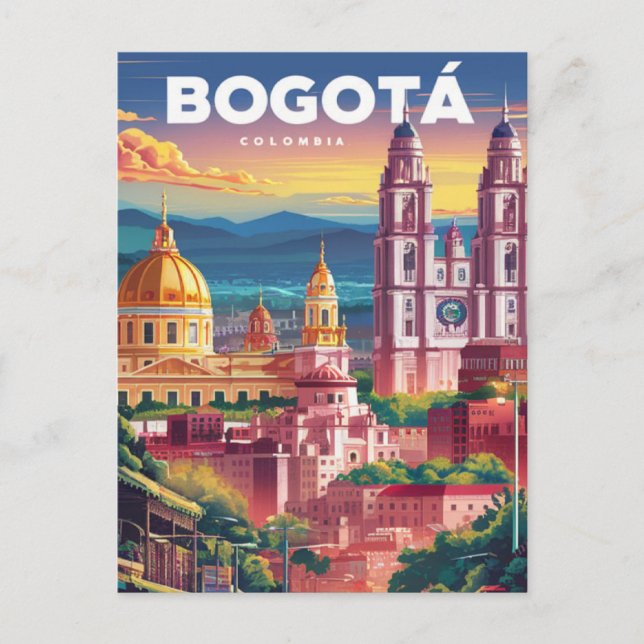 Bogota, Colombia Vykort (Framsida)