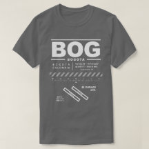 Bogota El Dorado Internationell flygplats BOG T-Sh