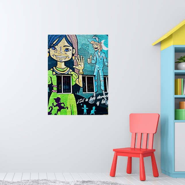 Bogotá gatukonst  poster (Barnkammare 1)