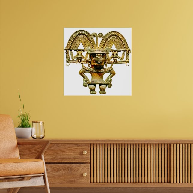 Bogotá Guld Poster (Vardagsrum 2)