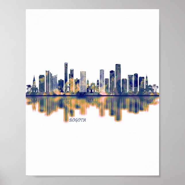 Bogota Skyline Poster (Framsidan)