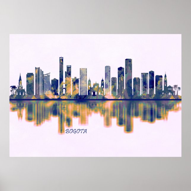 Bogota Skyline Poster (Framsidan)