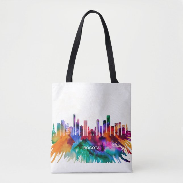 Bogota Skyline Tygkasse (Framsida)