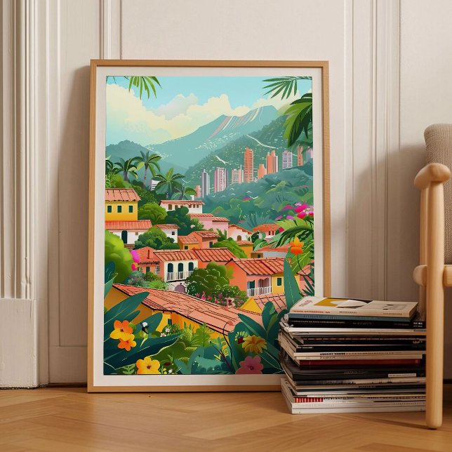 Bogota Tryck Colombia Illustration Bogota Resa (Skapare uppladdad)