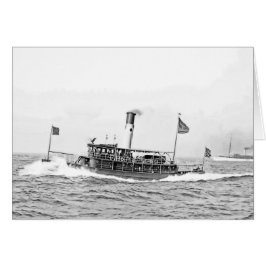 Bogserbåt E.J. Berwind Hälsningskort