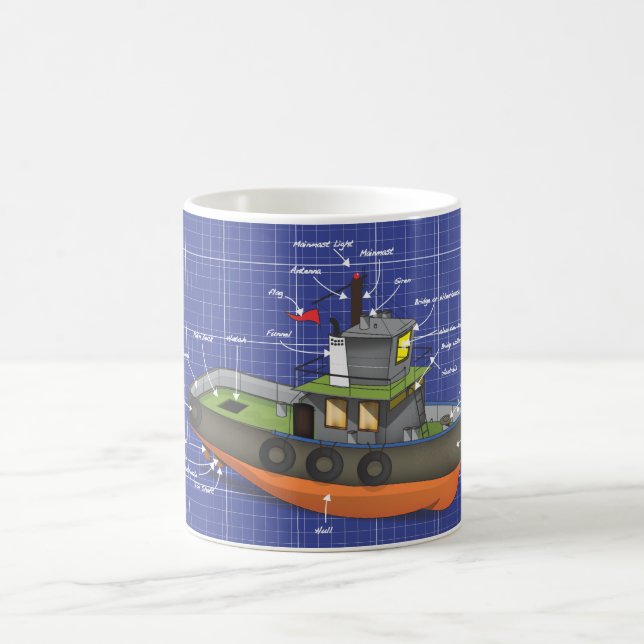 Bogserbåt Kaffemugg (Center)
