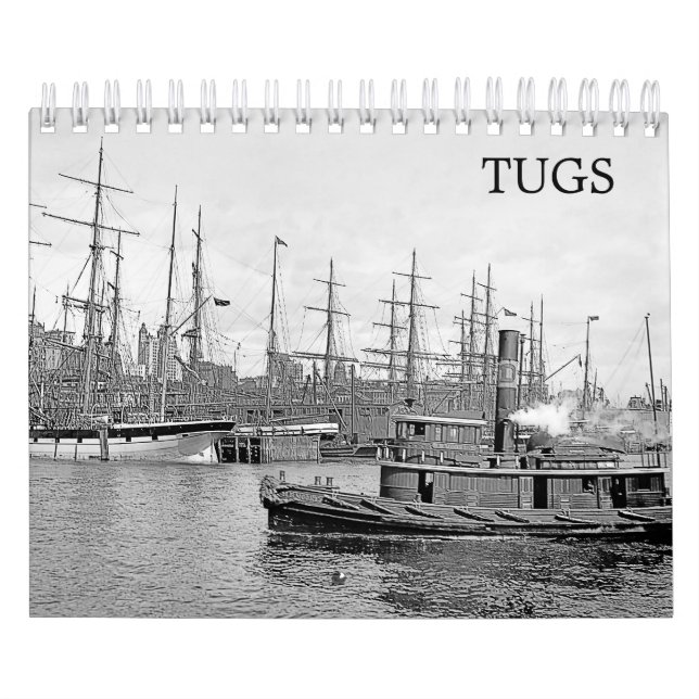 Bogserbåtar! Kalender (Omslag)