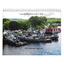 Bogserbåtar på den Hudson River 2018-NYS Kalender
