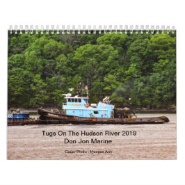 Bogserbåtar på den Hudson River Kalender