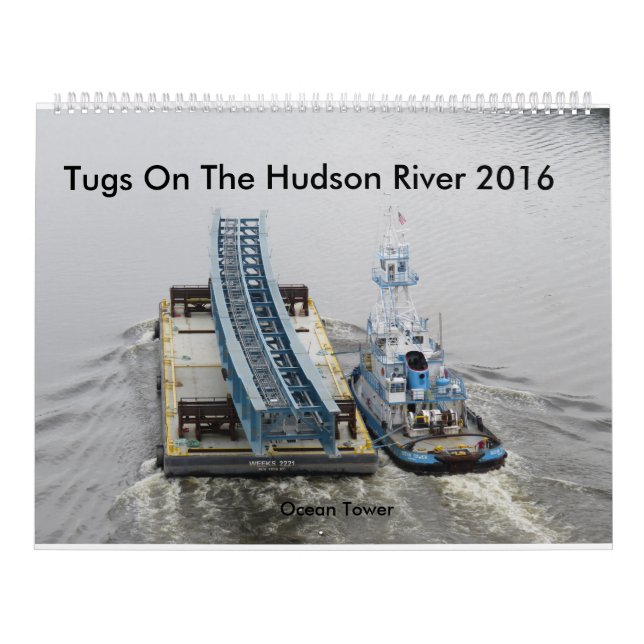 Bogserbåtar på Hudsonet River 2016 Kalender (Omslag)