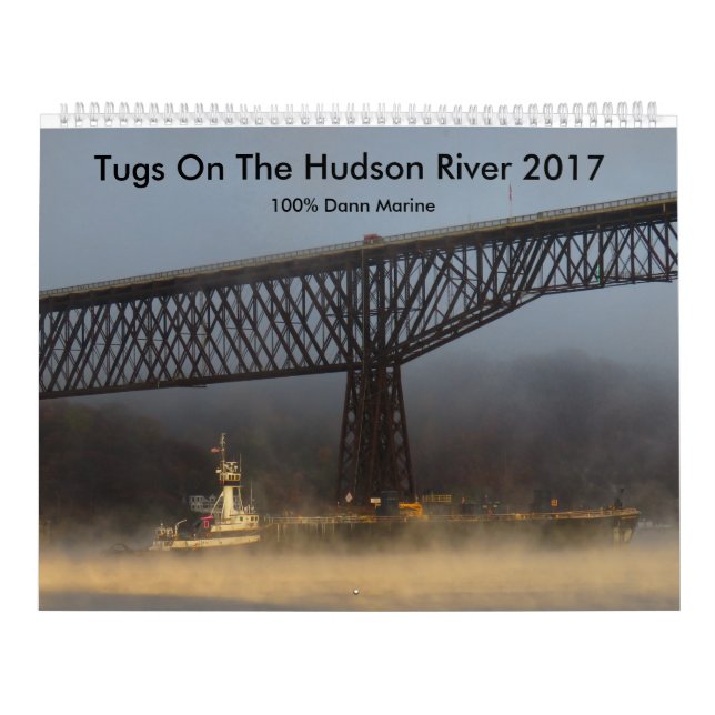Bogserbåtar på Hudsonet River 2017 Kalender (Omslag)