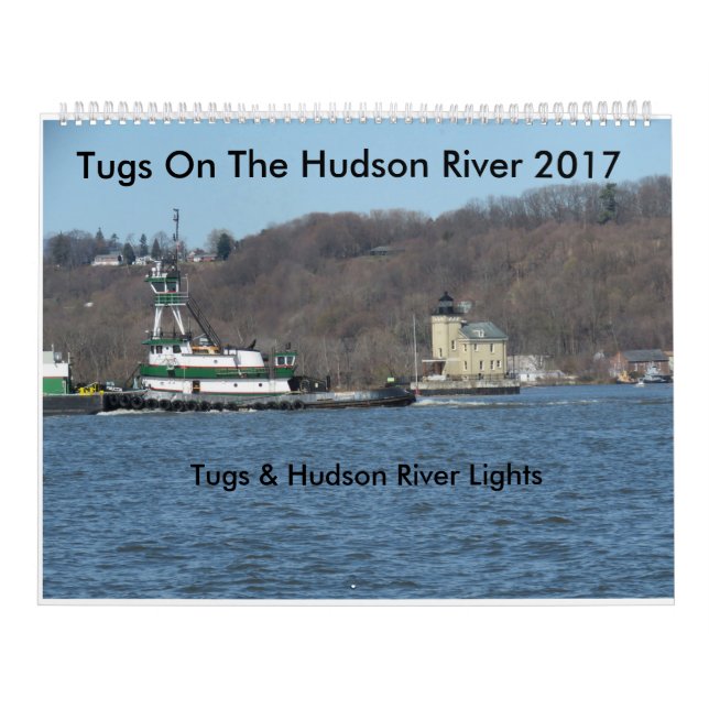Bogserbåtar på Hudsonet River 2017 Kalender (Omslag)
