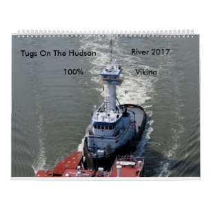 Bogserbåtar på Hudsonet River 2017 Kalender