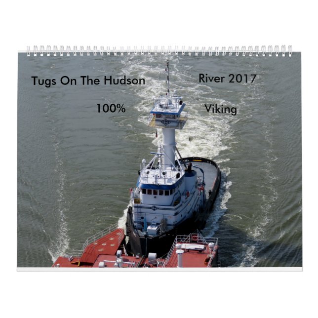 Bogserbåtar på Hudsonet River 2017 Kalender (Omslag)