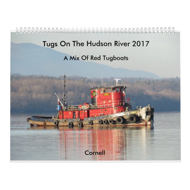 Bogserbåtar på Hudsonet River 2017 Kalender (Omslag)