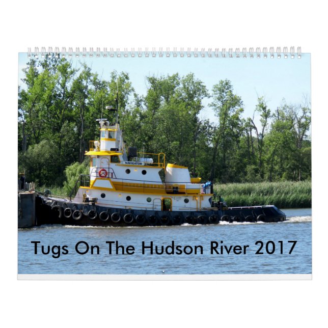Bogserbåtar på Hudsonet River 2017 Kalender (Omslag)