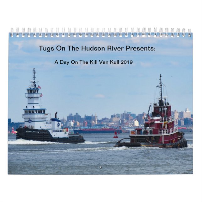Bogserbåtar på Hudsonet River 2019 KVK Kalender (Omslag)