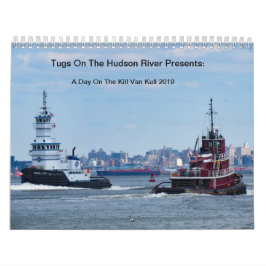 Bogserbåtar på Hudsonet River 2019 KVK Kalender