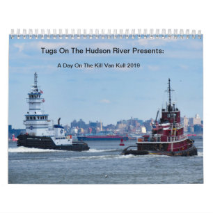 Bogserbåtar på Hudsonet River 2019 KVK Kalender