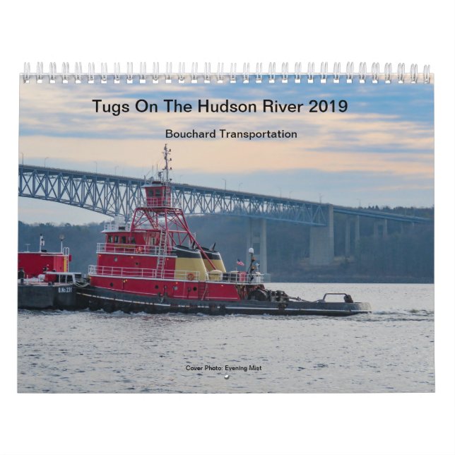 Bogserbåtar på Hudsonet River Bouchard 2019 Kalender (Omslag)