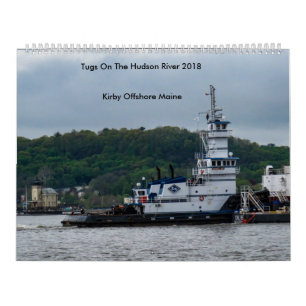Bogserbåtar på Hudsonet River---Kirby frånlands Kalender