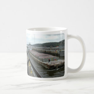 Bogserbåtar på Mississippi Kaffemugg