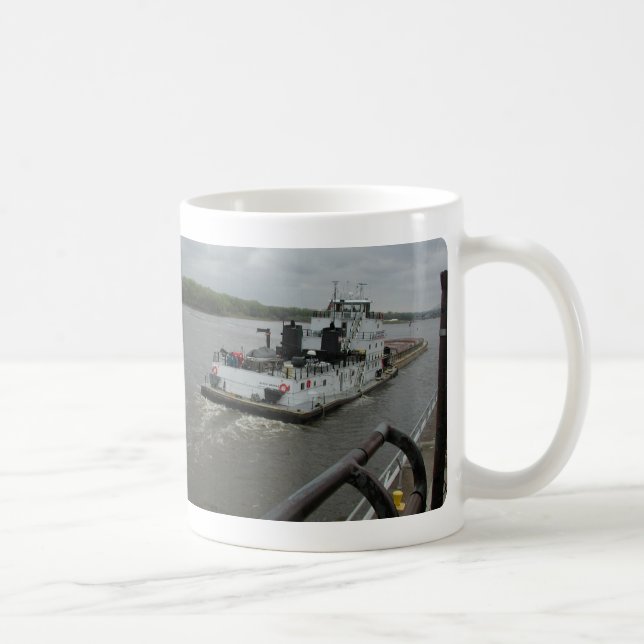 Bogserbåtar på Mississippi Kaffemugg (Höger)