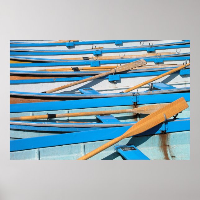 Bogserbåtar vid Henley på Thames UK Poster (Framsidan)