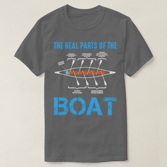 Bogserbåten Gift för rower canoe kayak Vatten spor T Shirt (Design framsida)