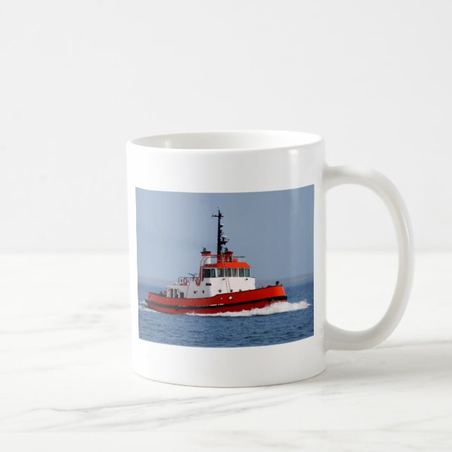 Bogserbåten på rusar kaffemugg (Höger)
