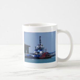 Bogserbåtfartyg och pilot- fartyg kaffemugg